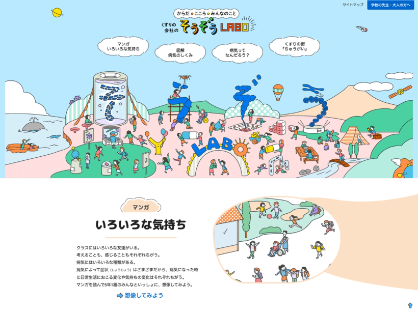 くすりの会社の「そうぞう LABO」