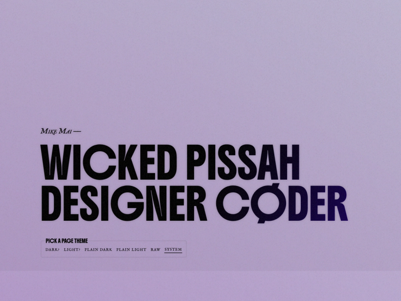 Mike Mai: Design Systems, HTML/CSS, Accessibility Expert
