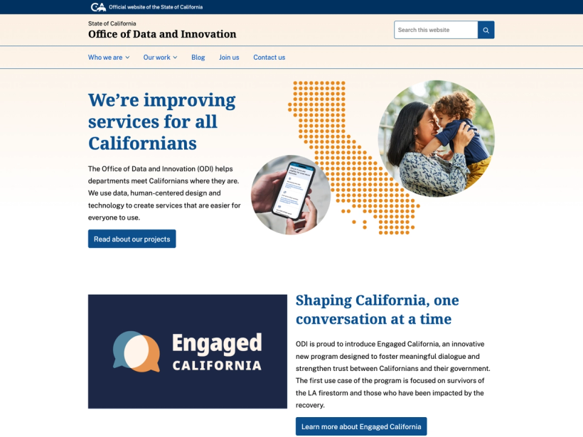 The Office of Data and Innovation (ODI) 