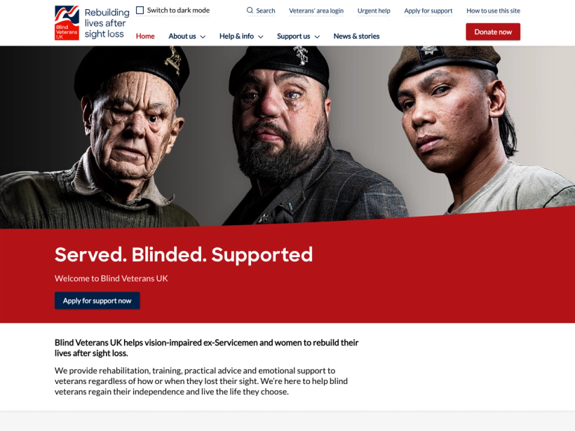 Blind Veterans UK