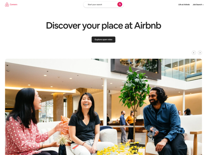 Airbnb採用サイト