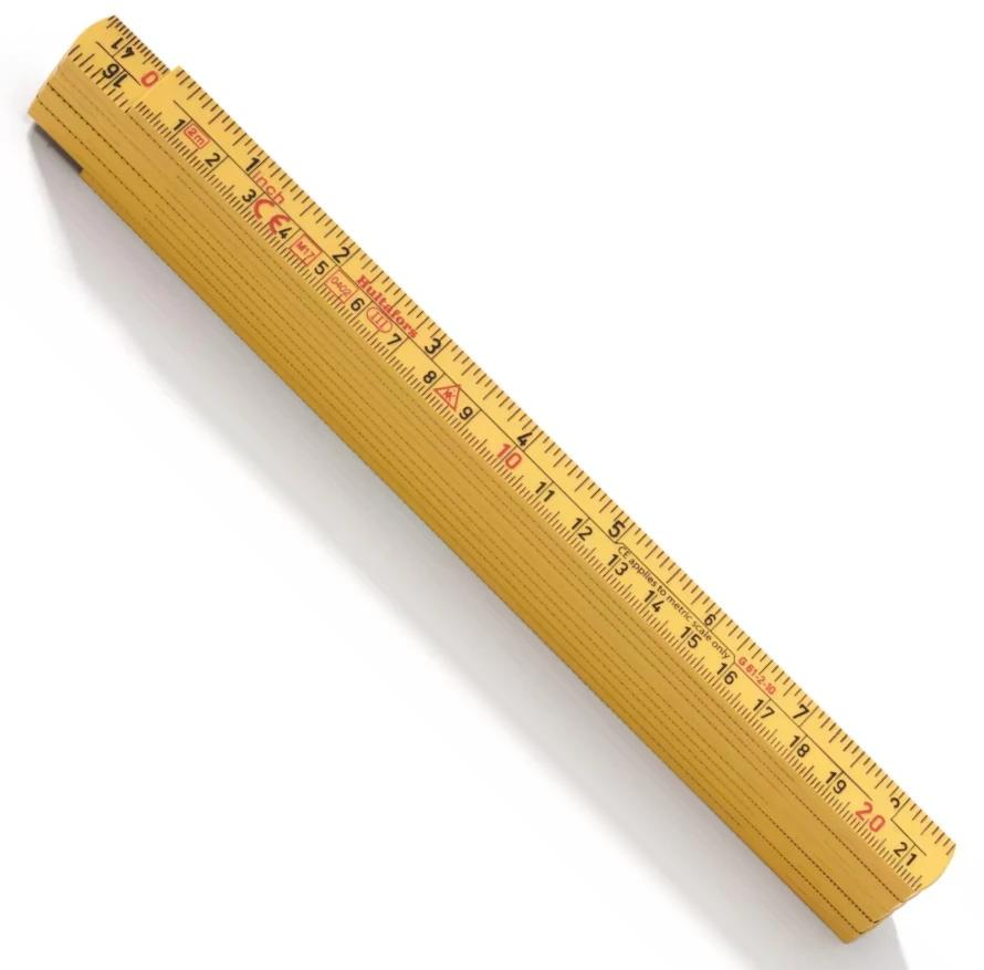 10 section fibreglass folding rule