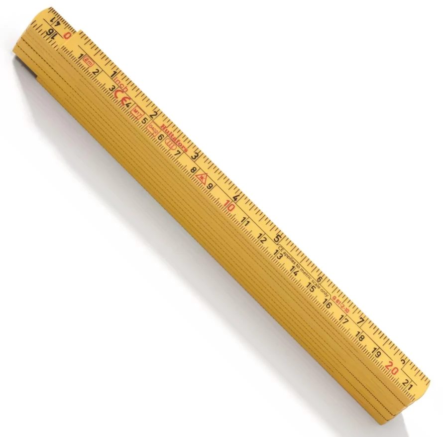10 section fibreglass folding rule