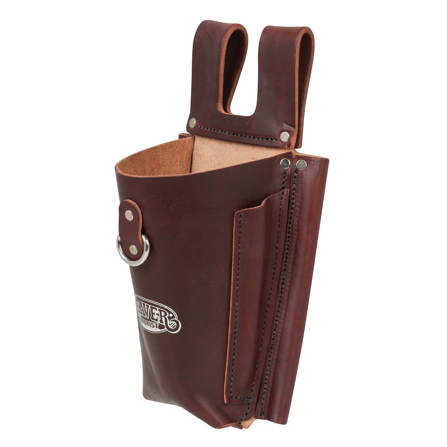 leather wedge pouch