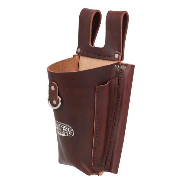 leather wedge pouch
