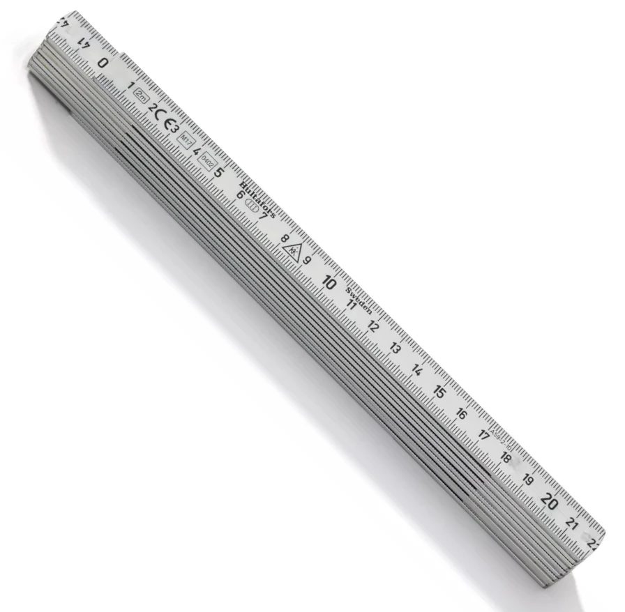 10 section aluminum folding rule