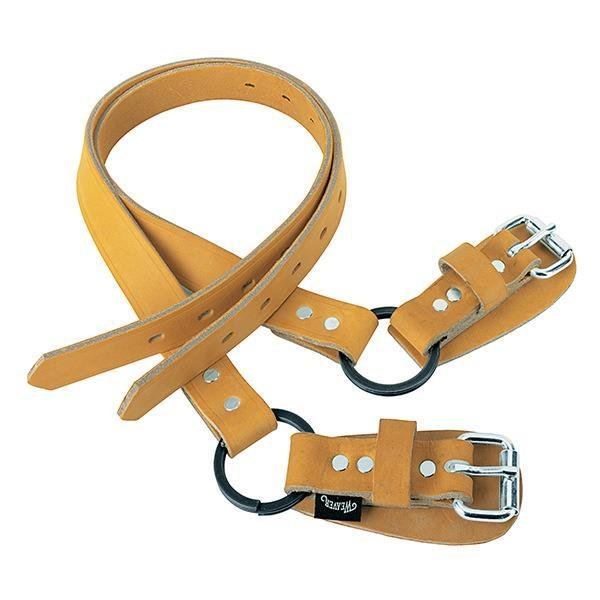 leather lower climber straps