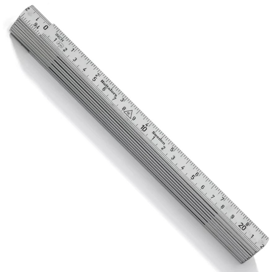 10 section folding rule aluminum
