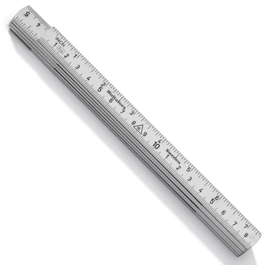 6 section aluminum folding rule