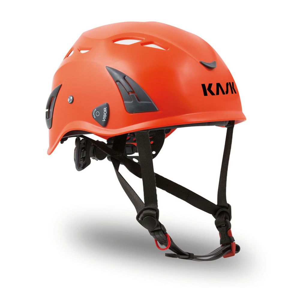 Orange Kask Helmet
