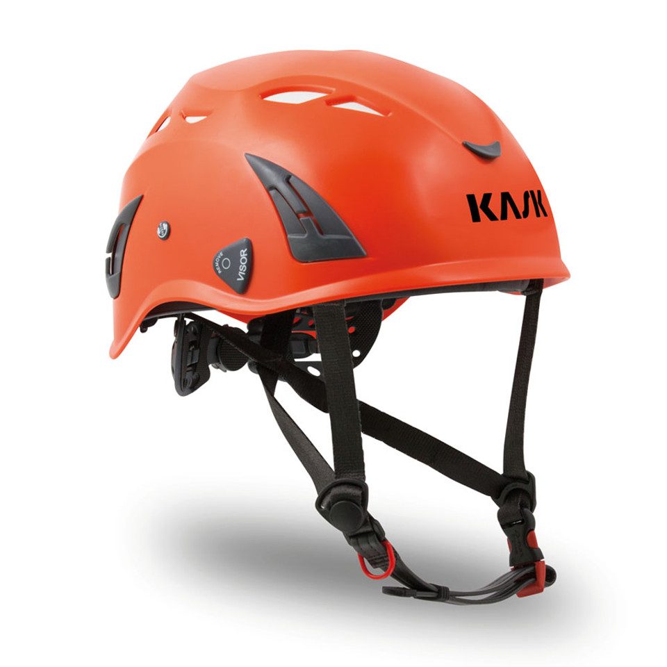 Orange Kask Helmet