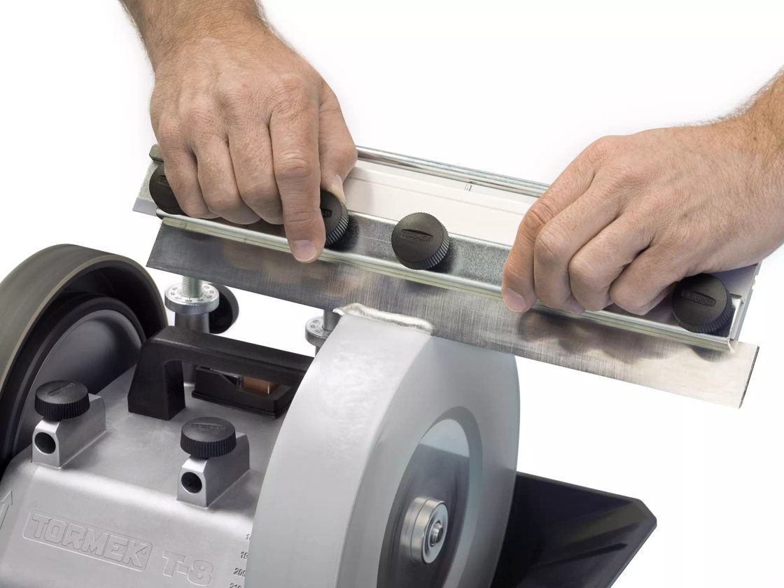 planer blade attachment