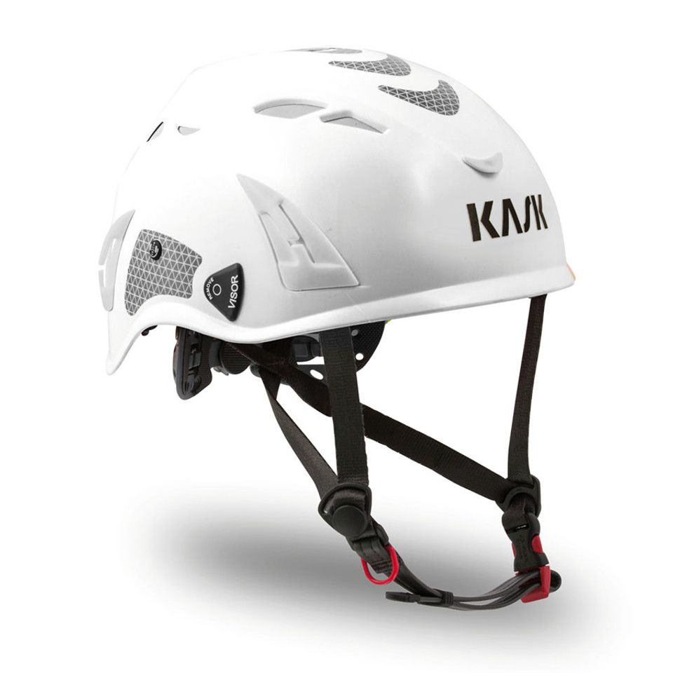 White Kask Hi-Vis Helmet