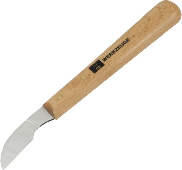 long angled edge carving knife