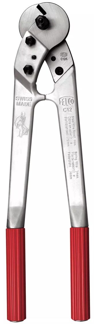 two handed cable cutter