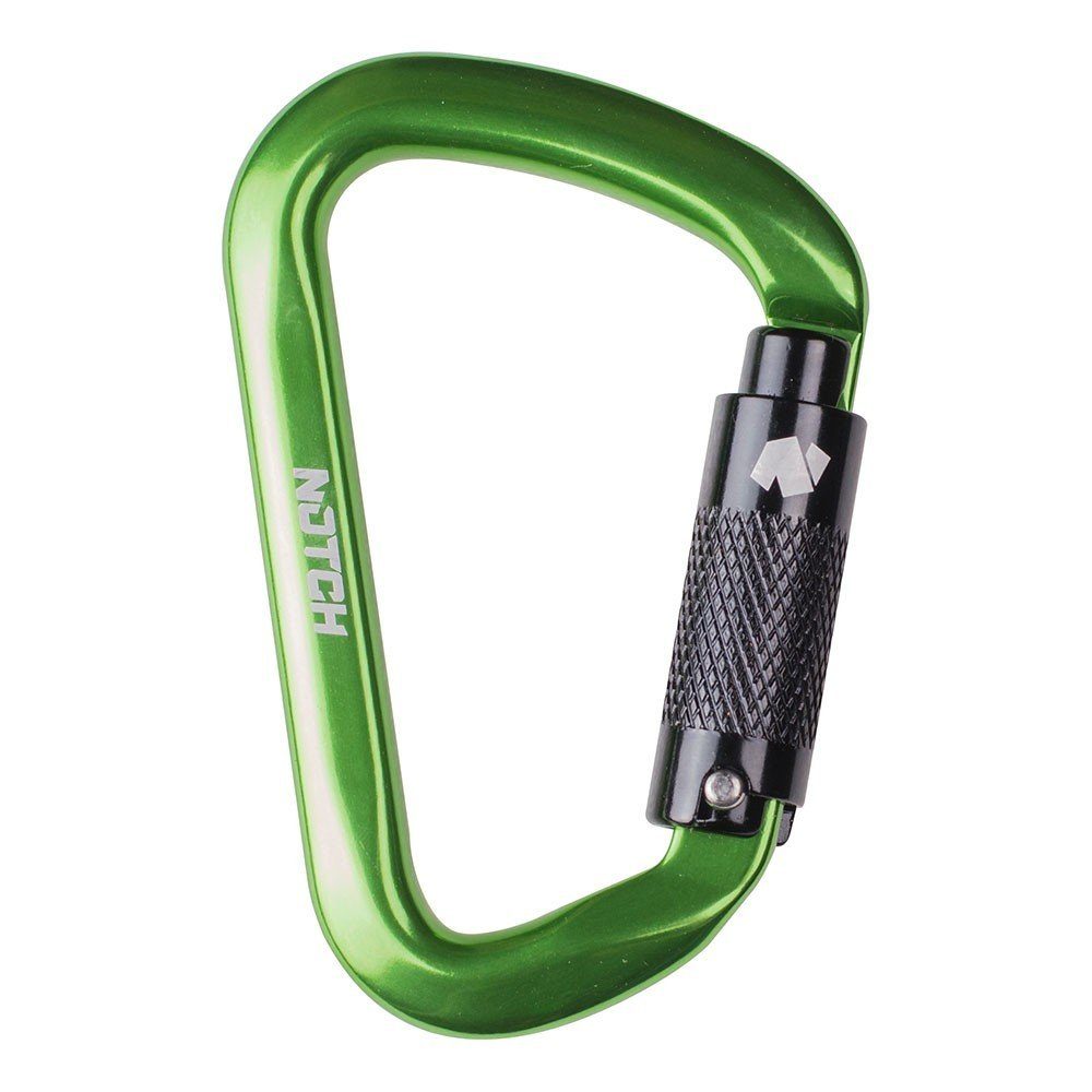 d shaped aluminum carabiner
