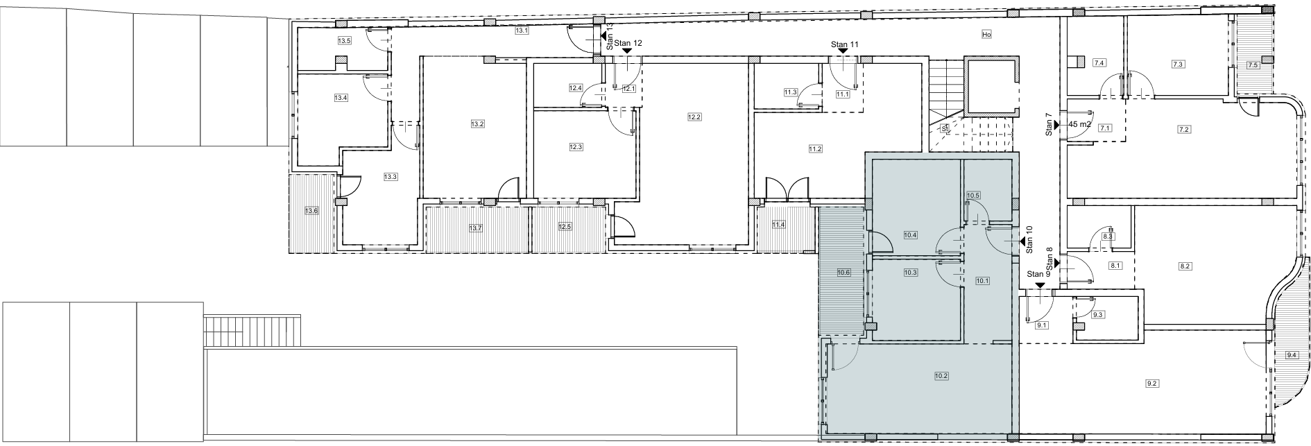 Apartment position