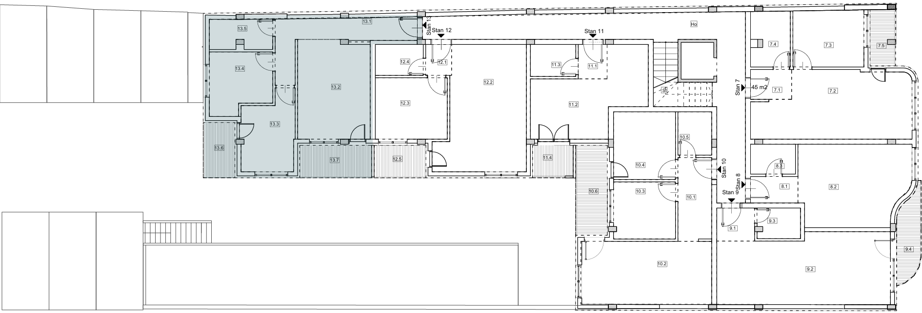 Apartment position