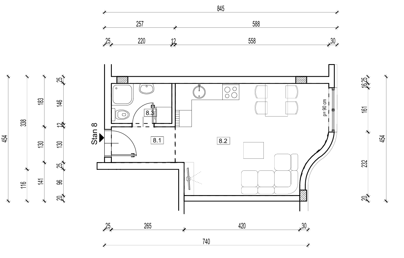 Apartment measurements