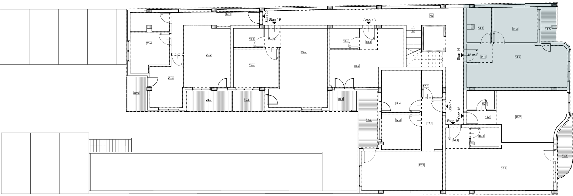 Apartment position