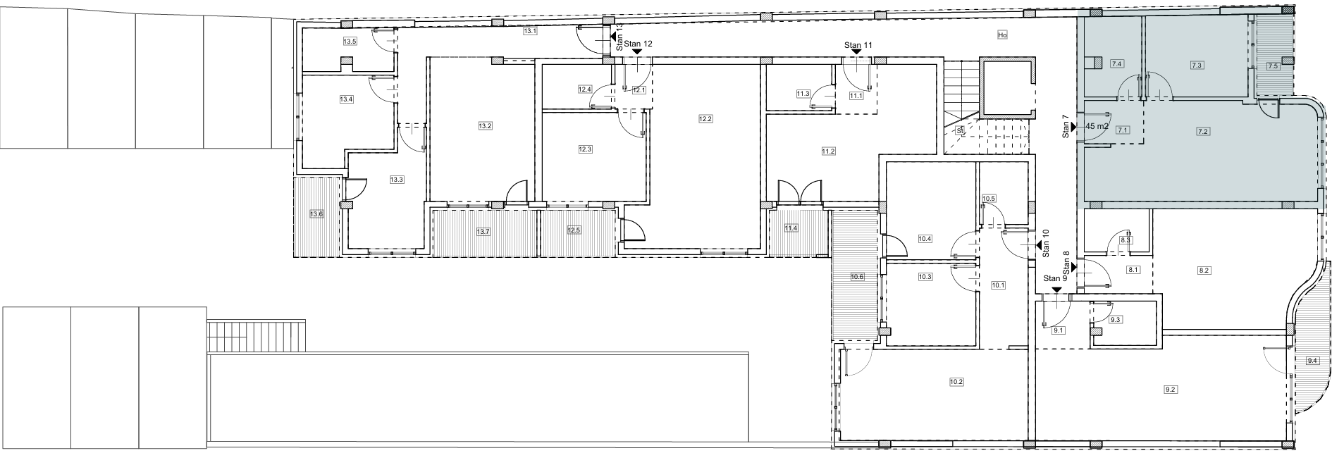 Apartment position