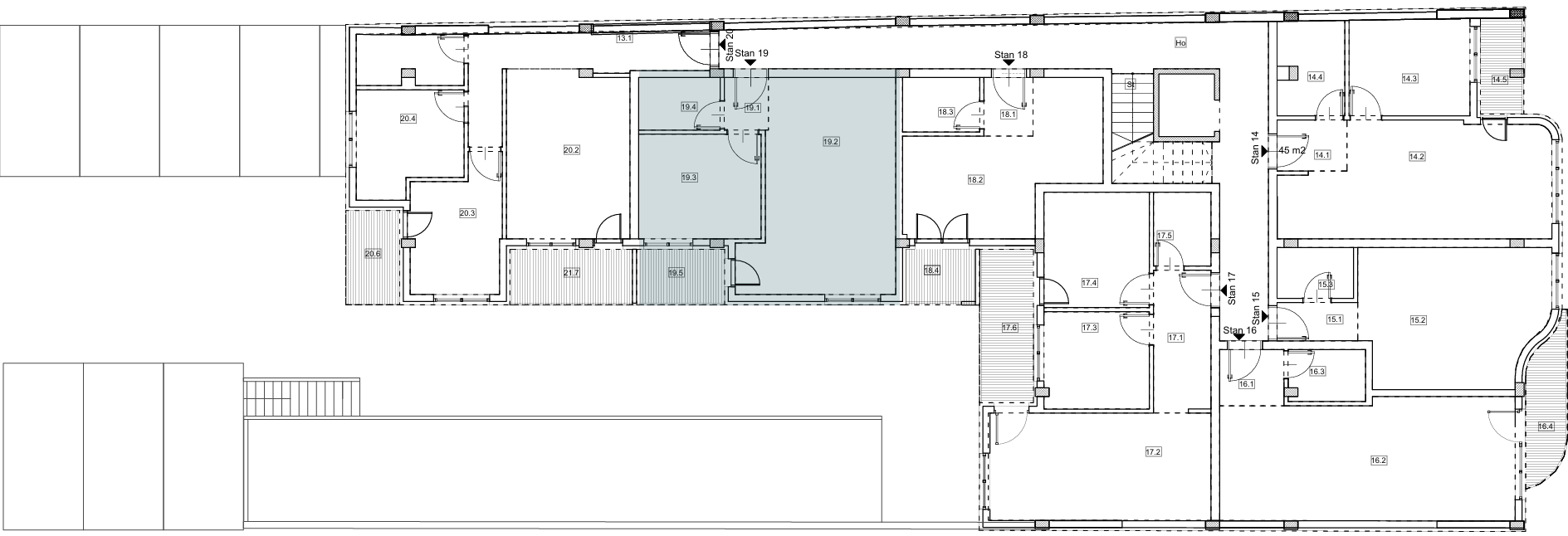Apartment position