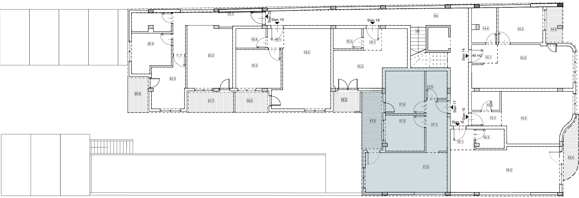 Apartment position