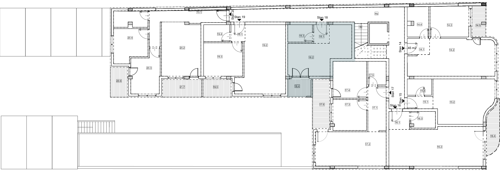 Apartment position