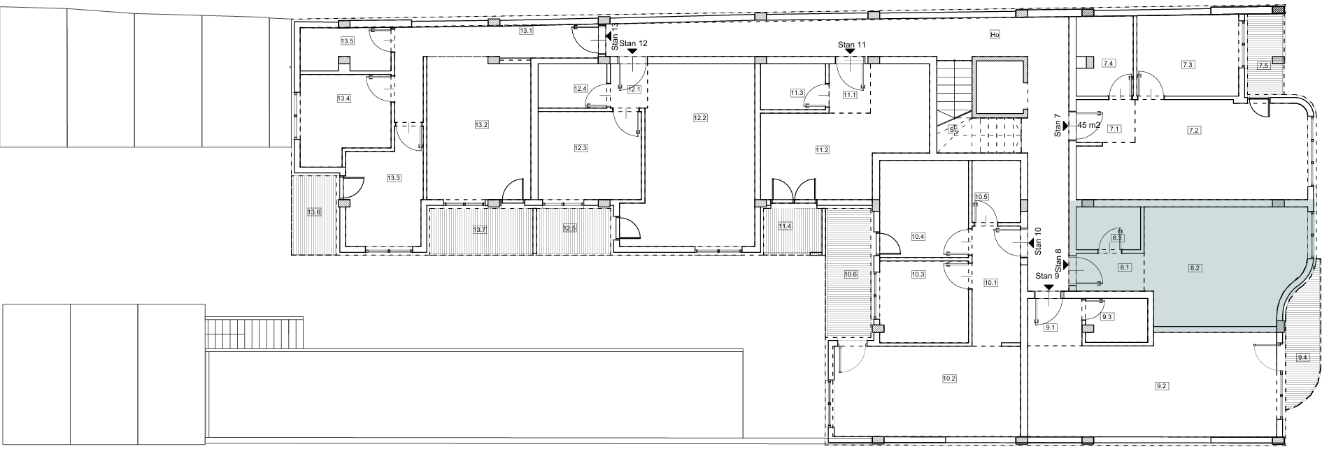 Apartment position