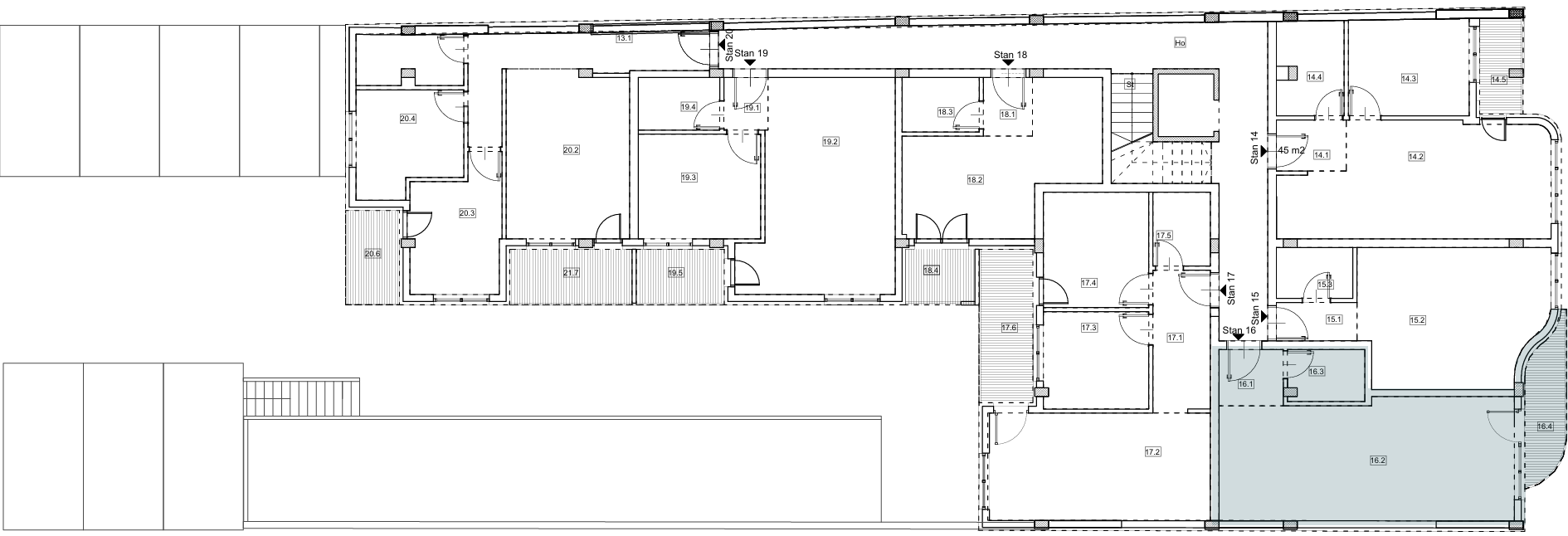 Apartment position