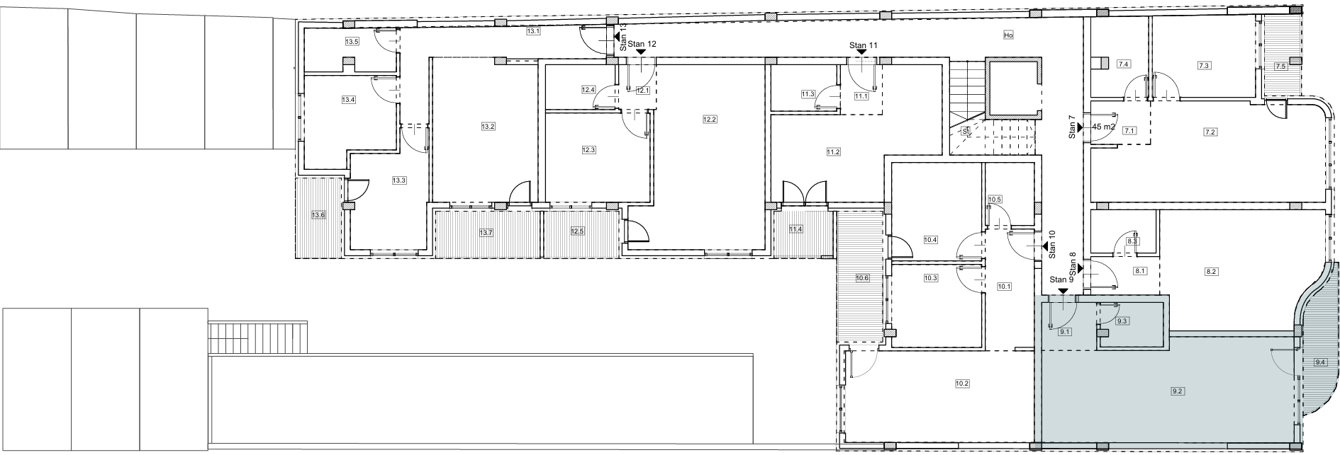 Apartment position