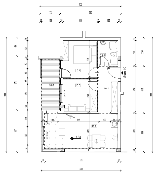 Apartment measurements