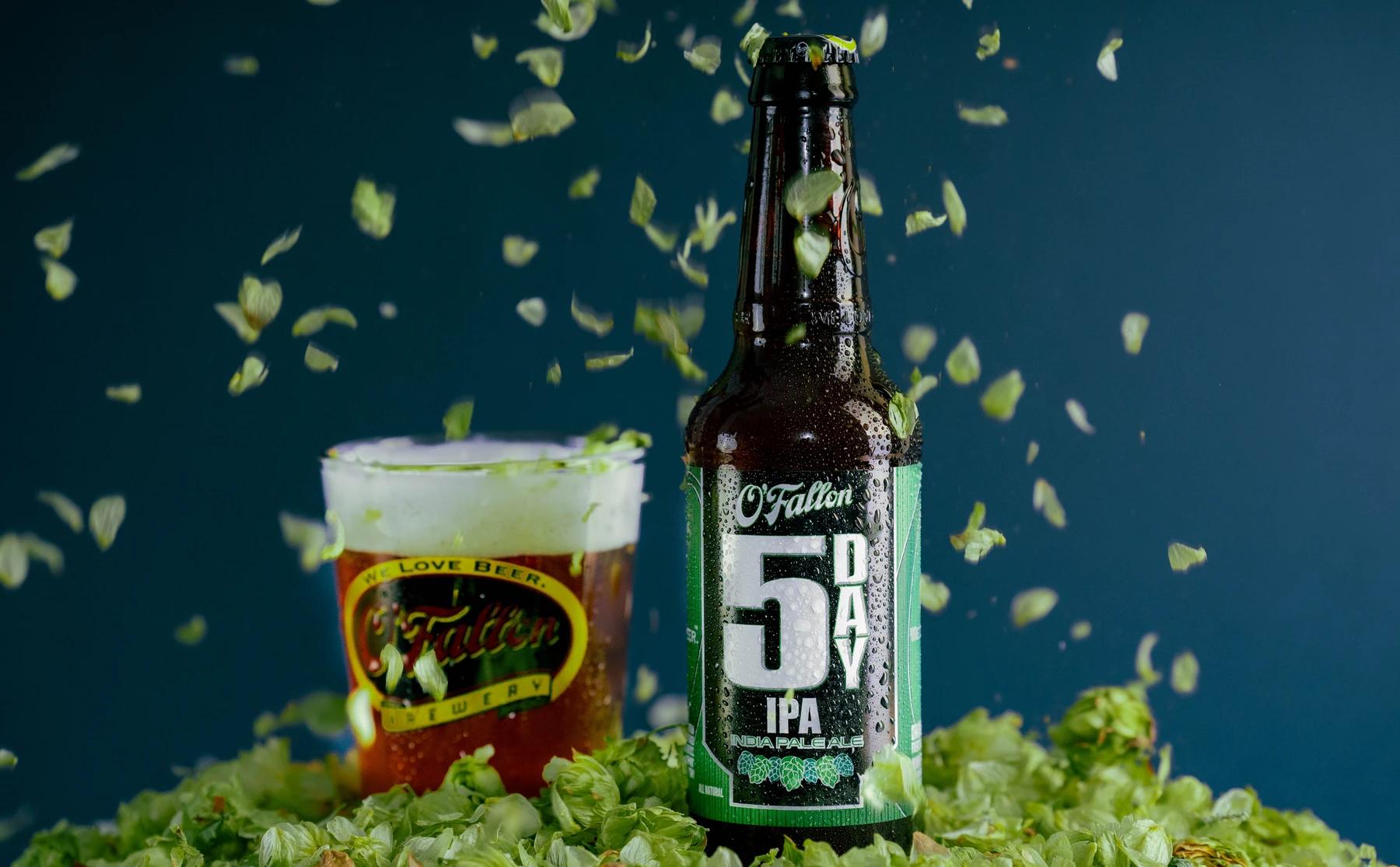 o'fallon brewery 5 day IPA product shoot