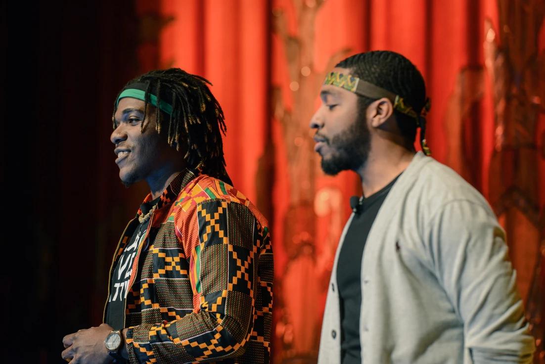 two of the men on the panel at the Google Soulfest