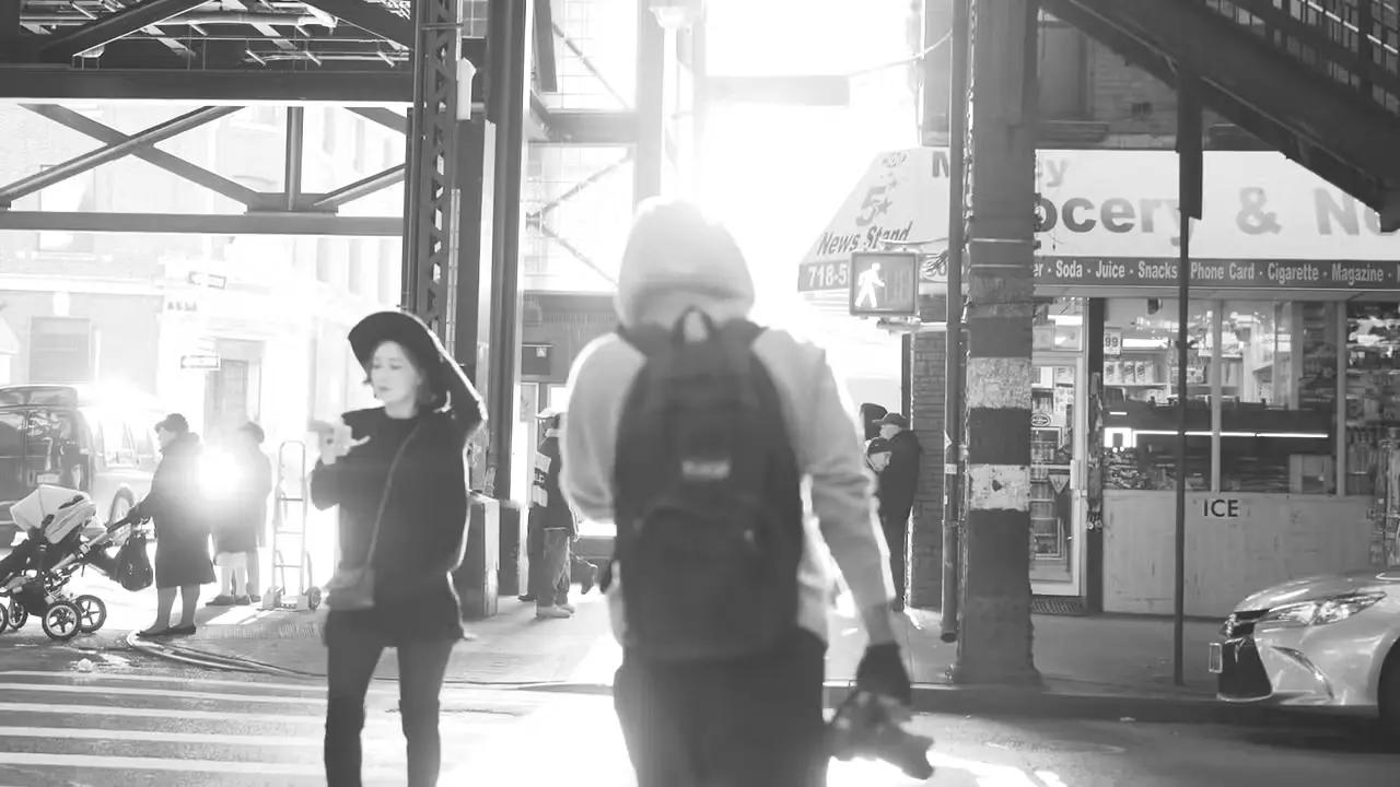 Micah-Daniel Lewis Walking walking downtown New York