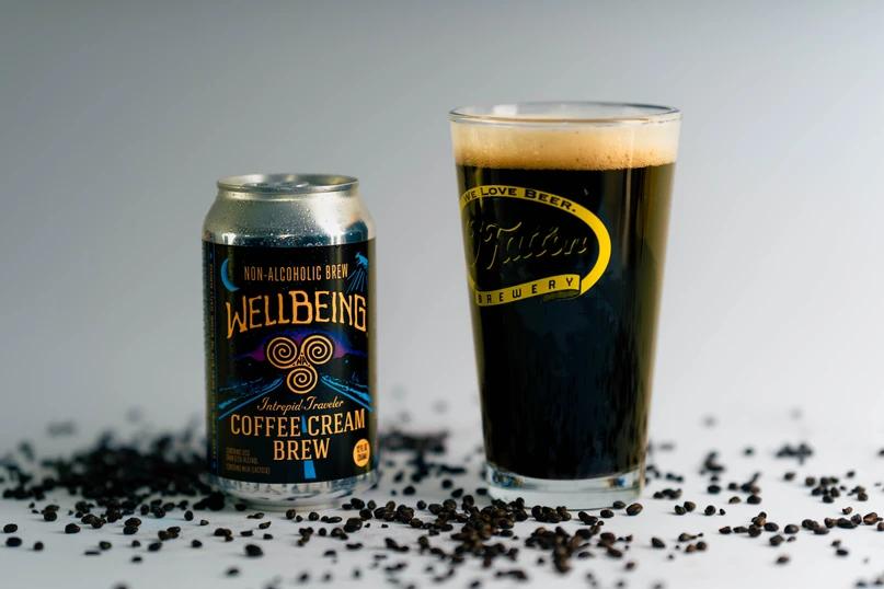 A coffee cream brew from ofallon brewery - product shoot