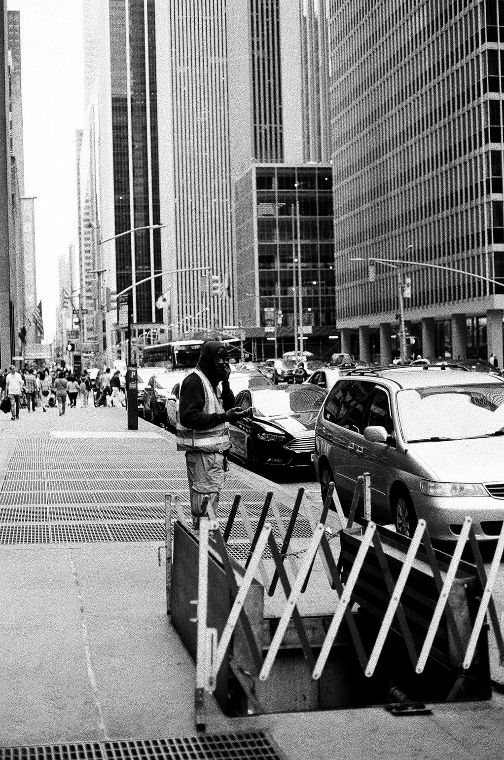 Construction worker working