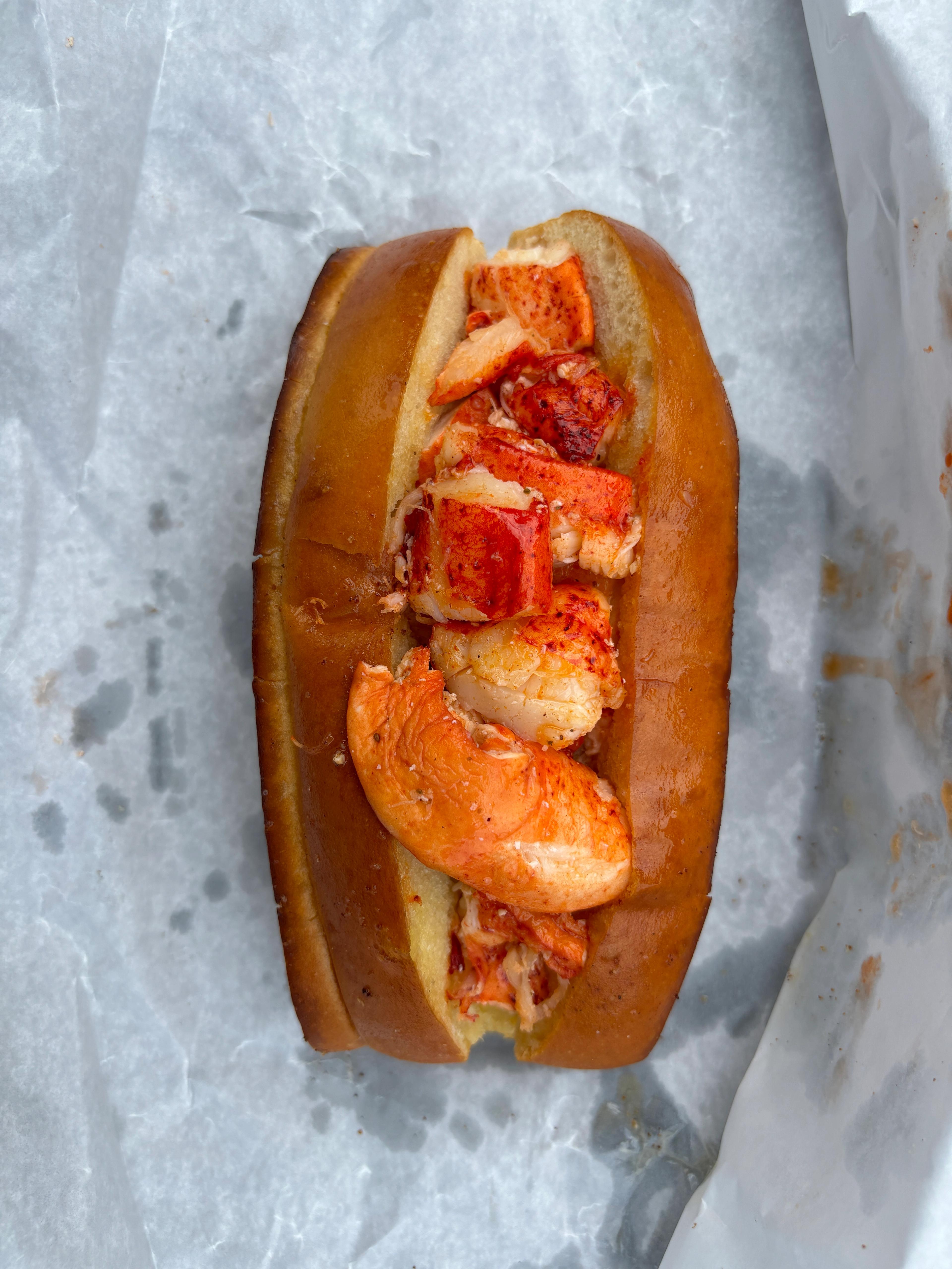 lobster roll from Nantucket