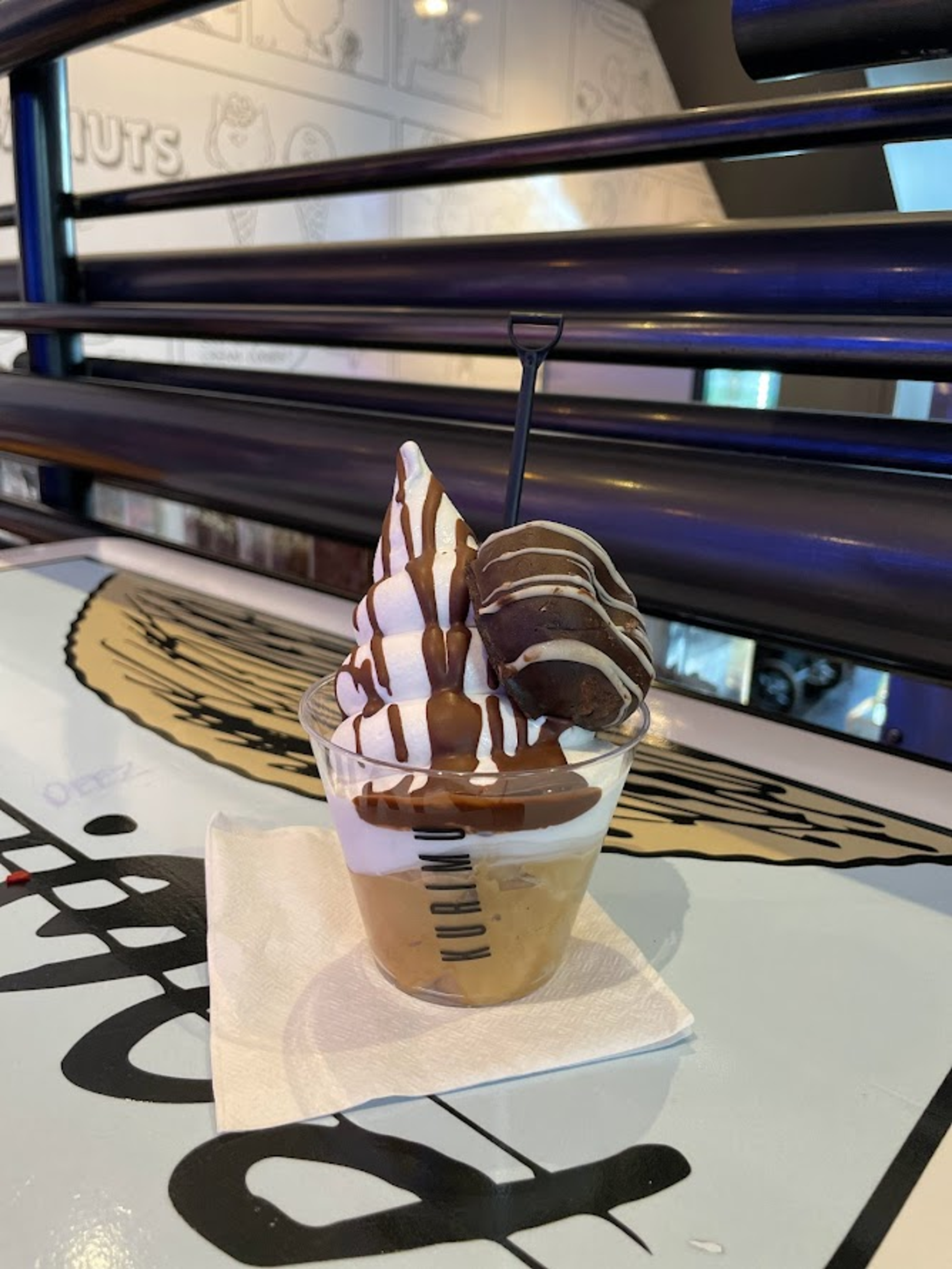 Soft serve ice cream at Kurimu