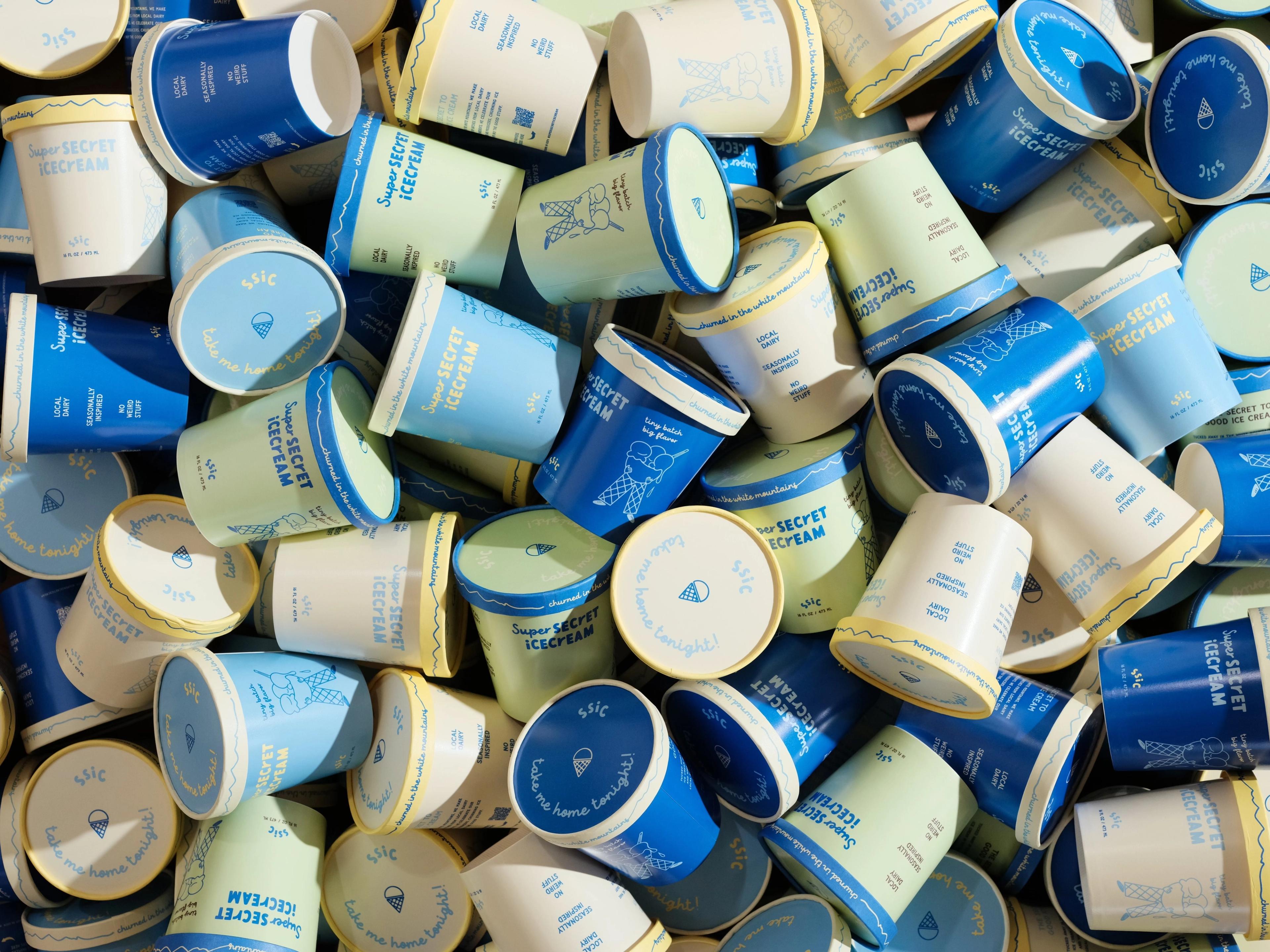 ice cream pints