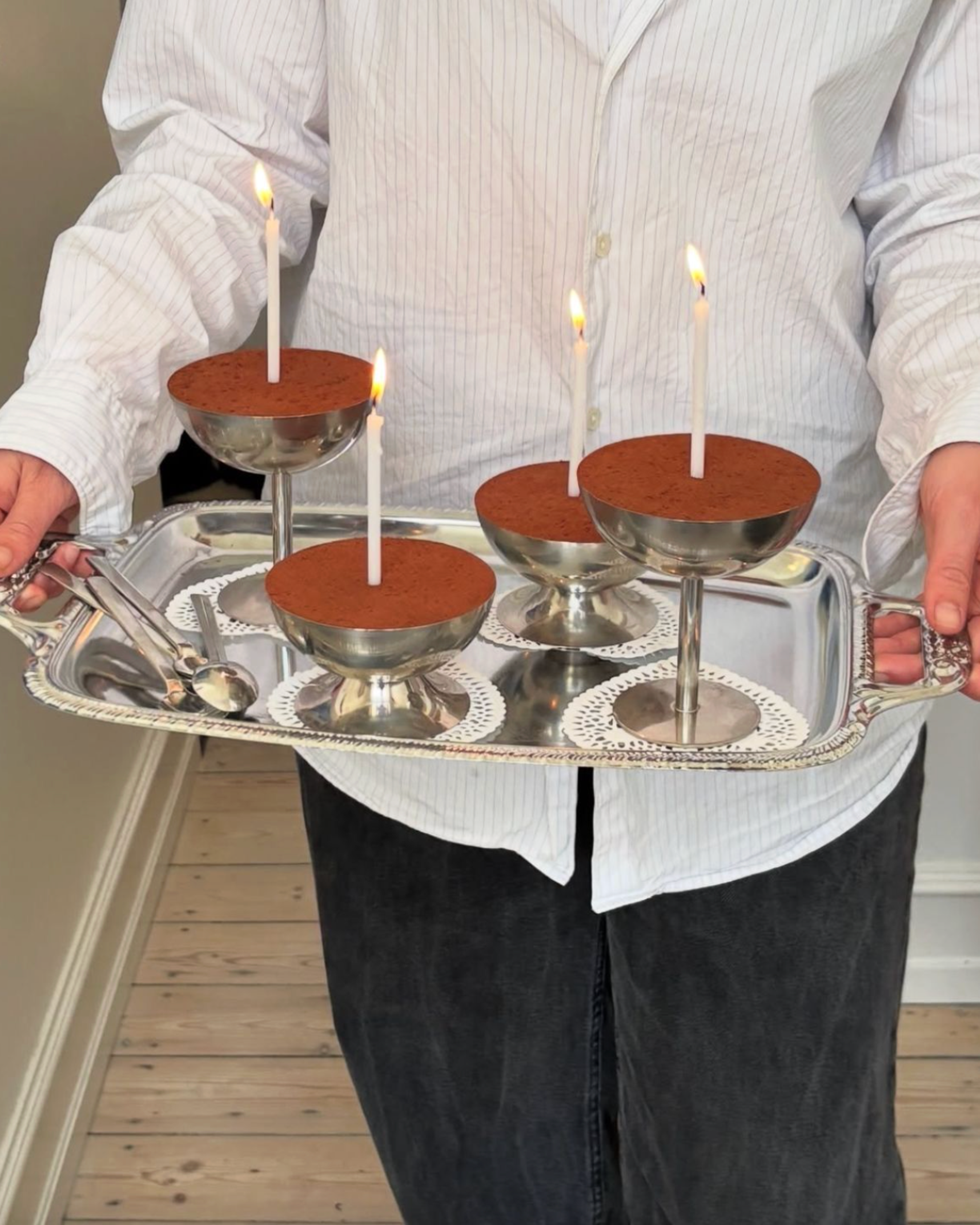 coupes with mousse
