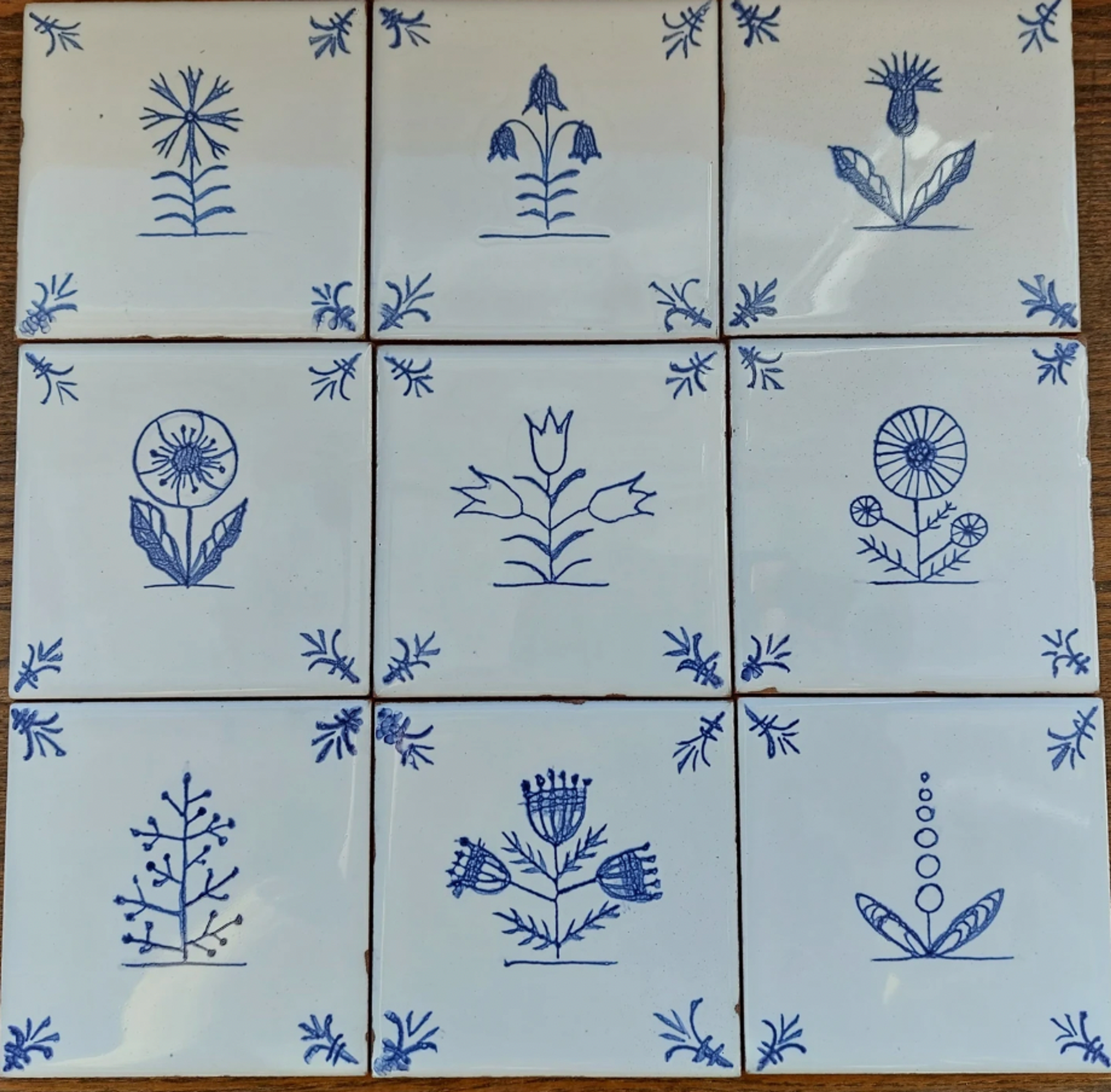 handpainted tiles