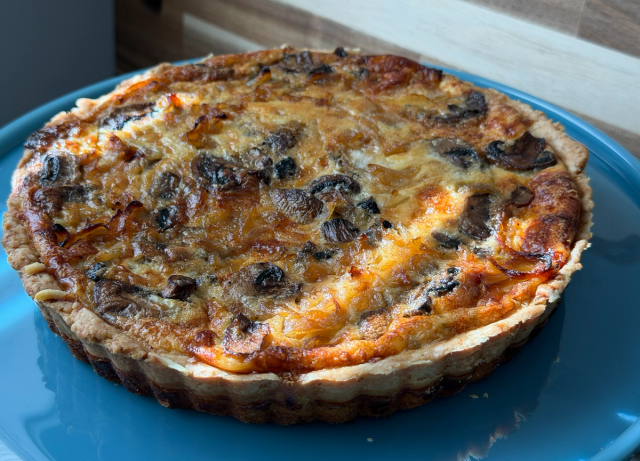 Mushroom and Onion Tart