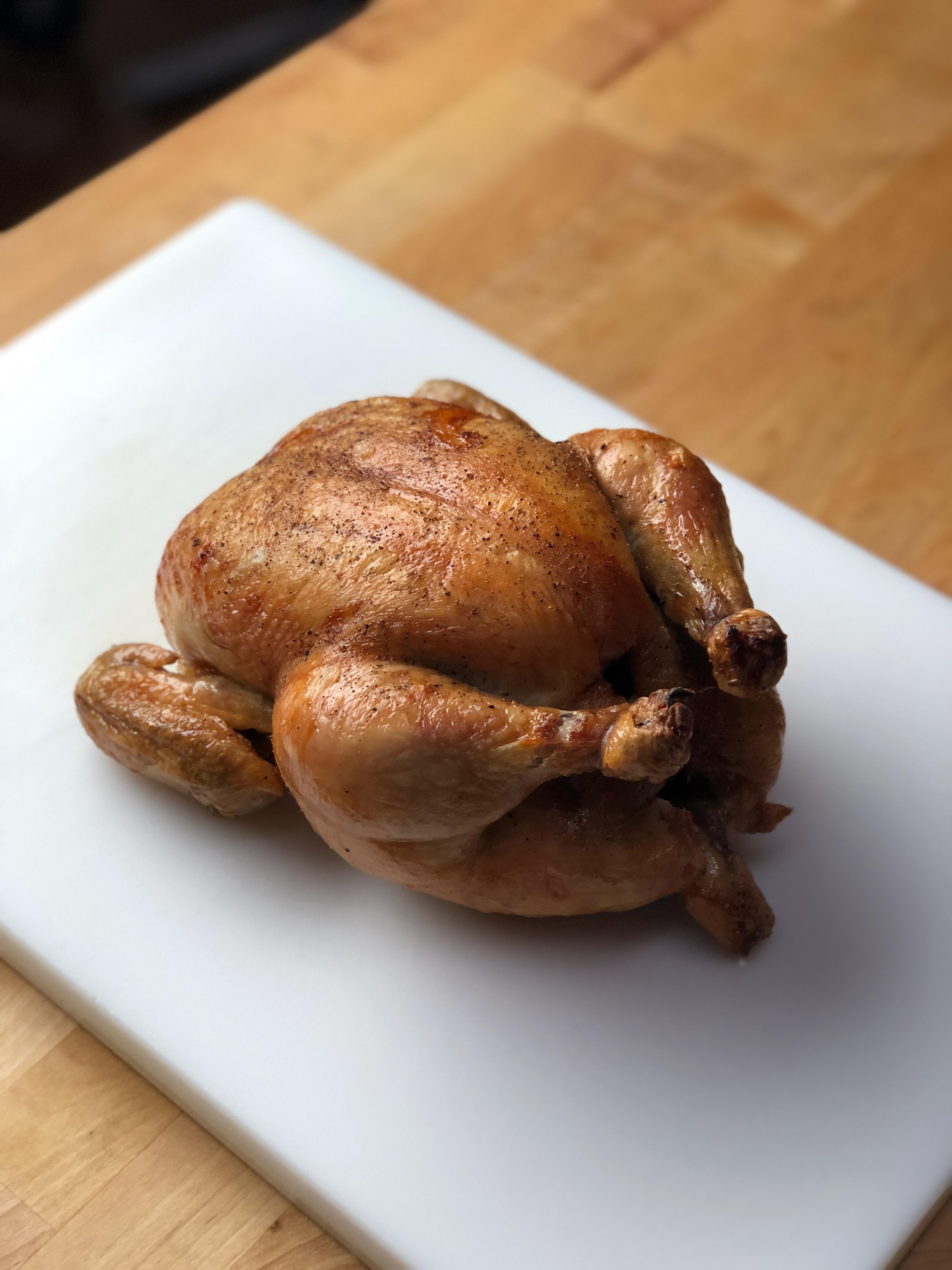 roast chicken from uplands farm