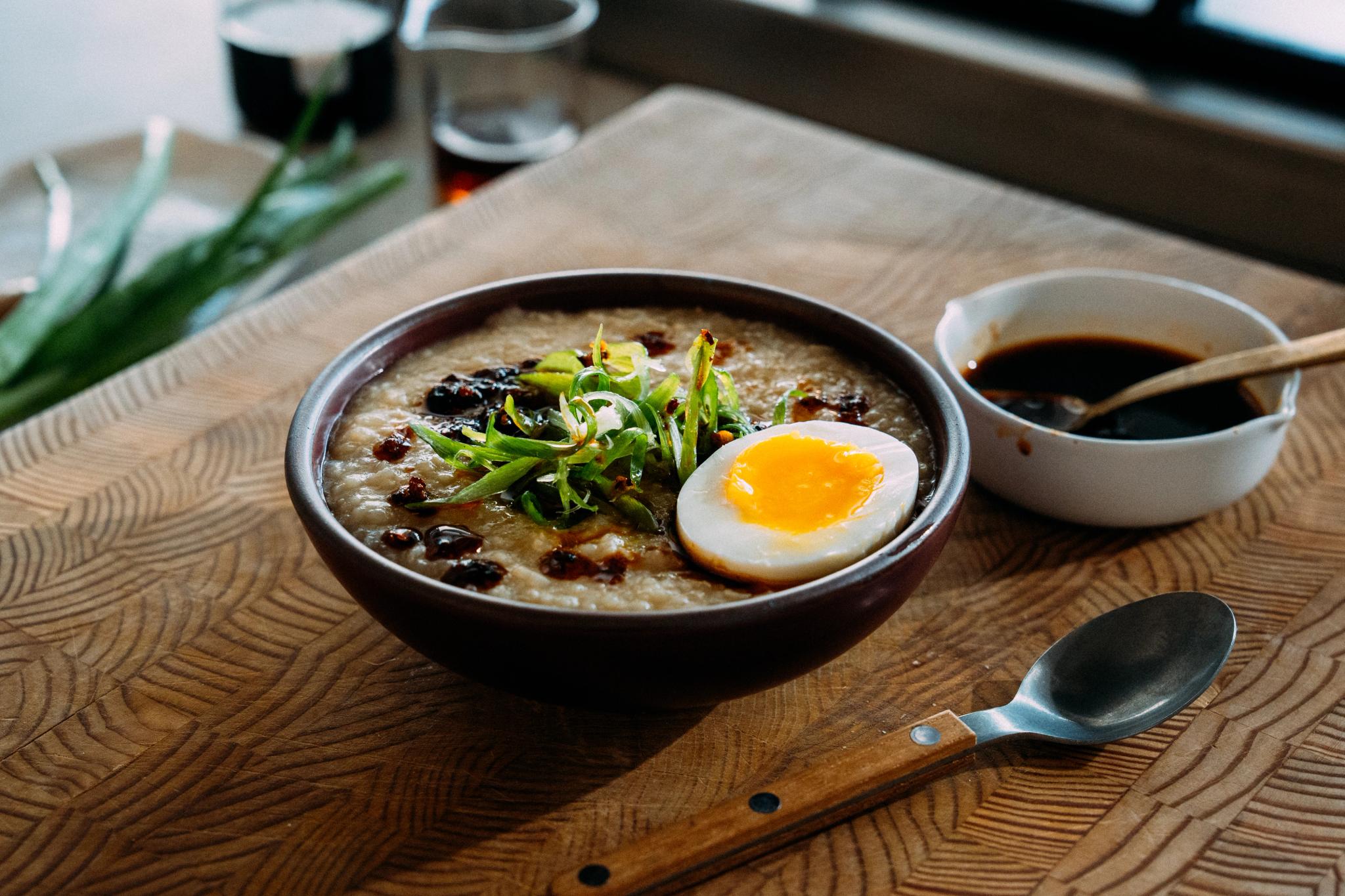 Quick Congee With Leftover Rice