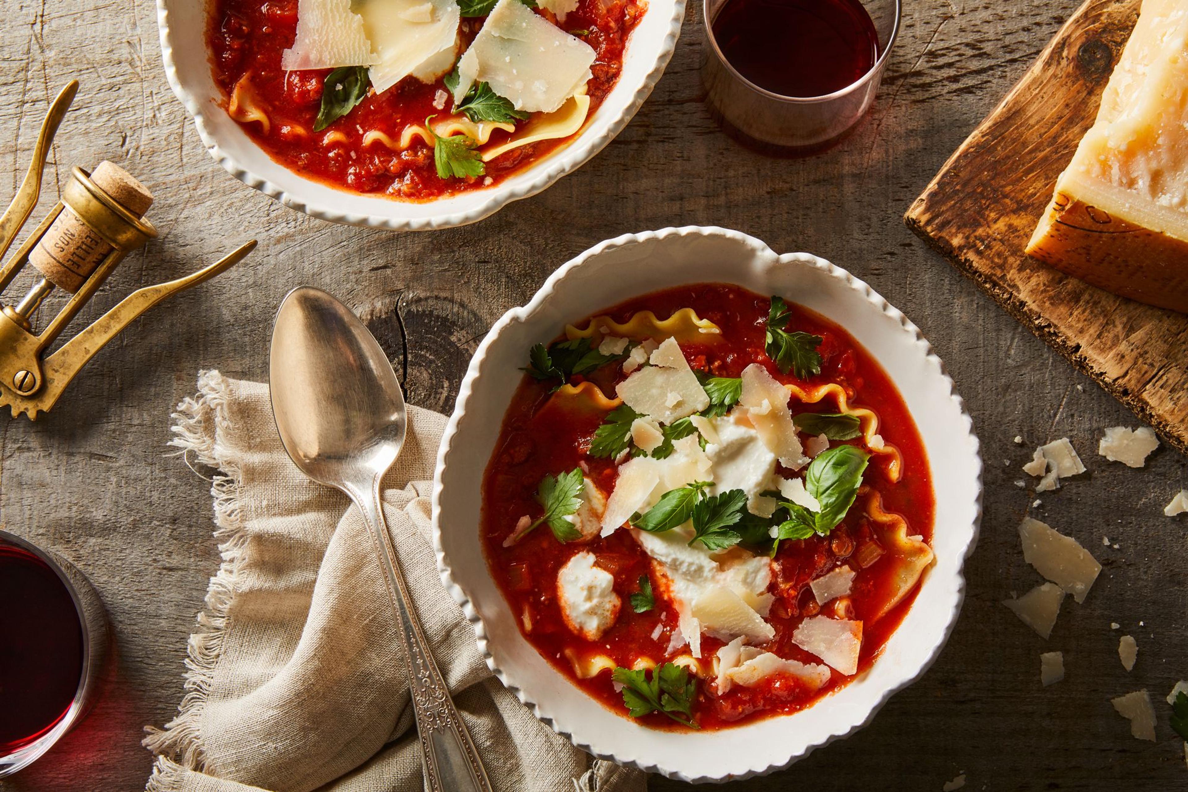 lasagna soup