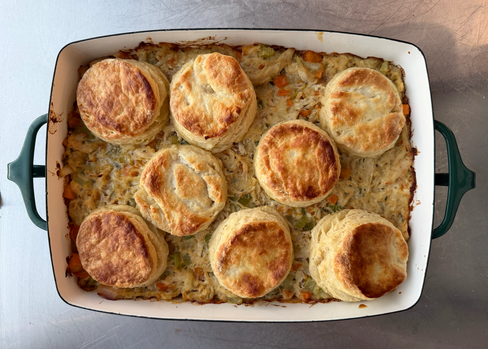 Turkey Pot Pie Casserole