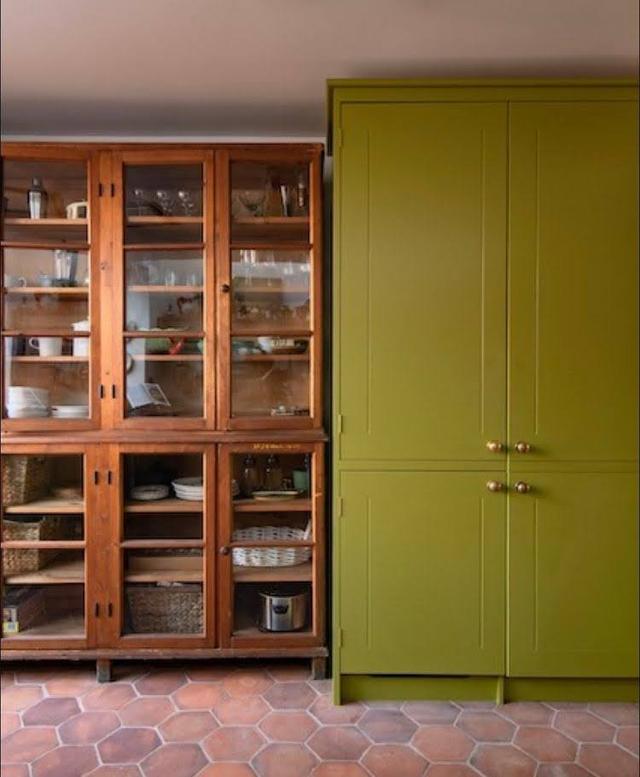 chartreuse cabinet