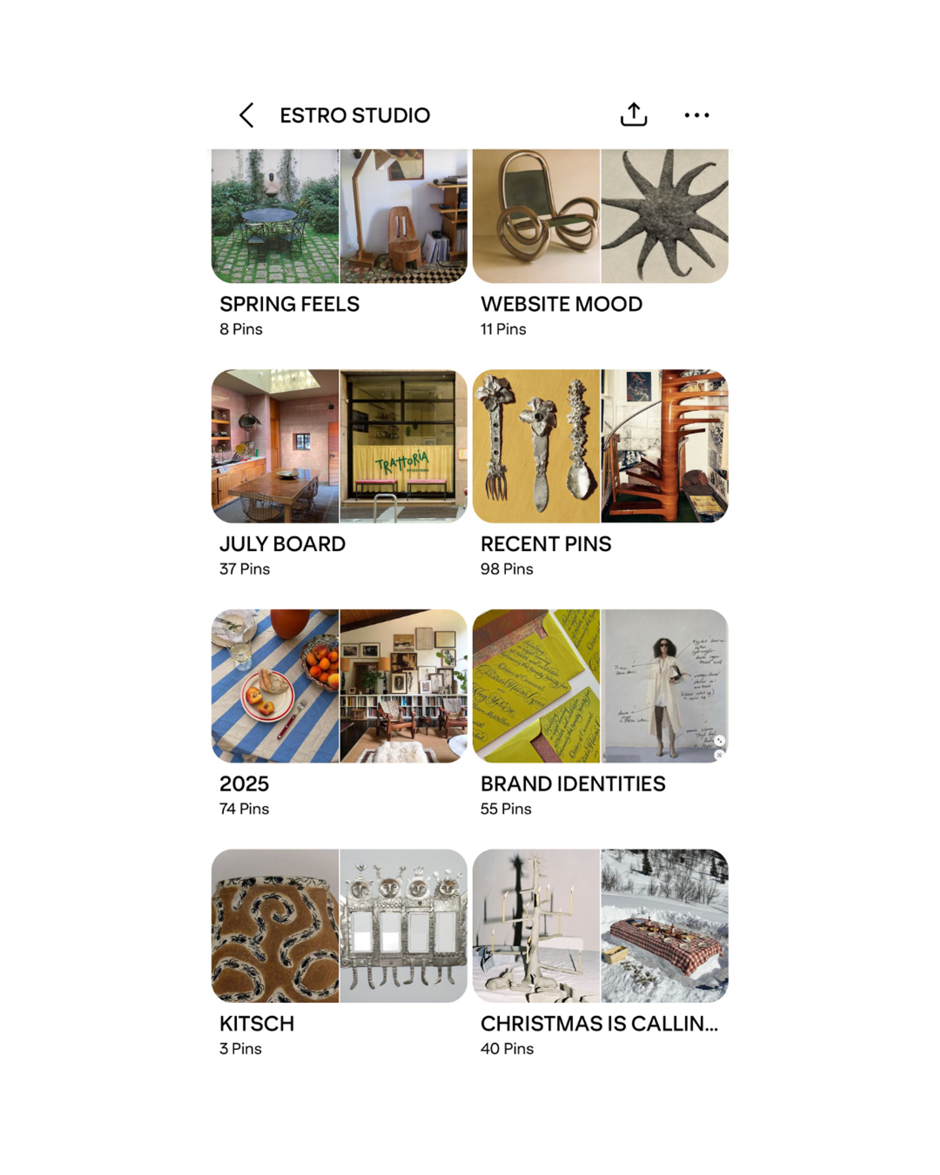 pinterest feed
