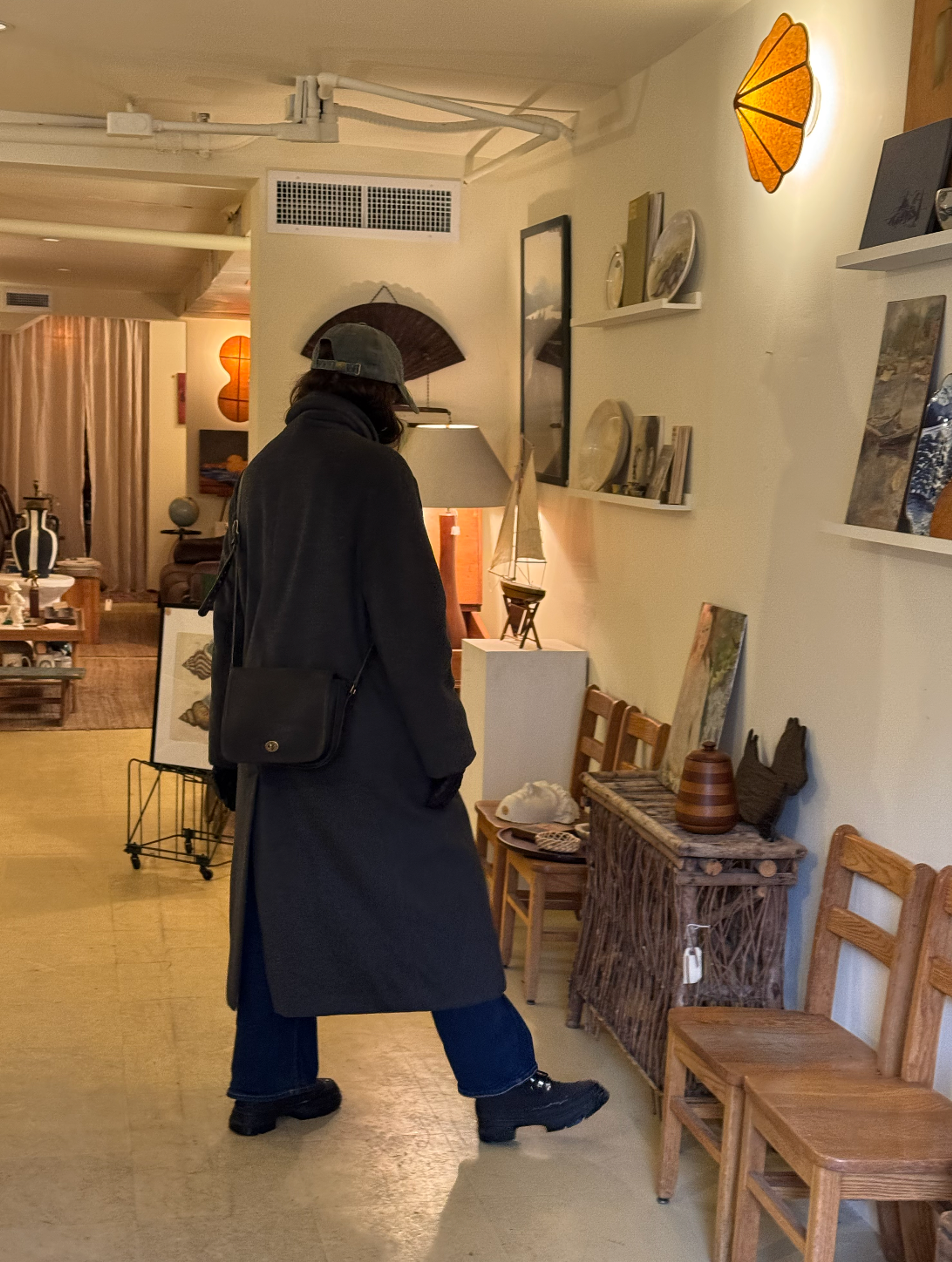 person shopping vintage